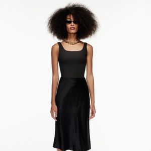 Black Babaton Sculpt Knit Tank